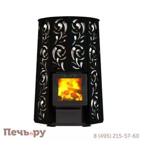 Дровяная банная печь Grill'D Violet Short Pro фото 3