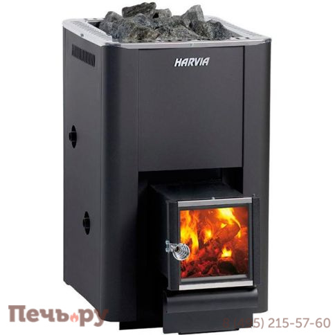 Дровяная печь для бани Harvia Standart 20 SL Boiler фото