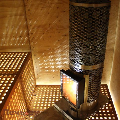 Дровяная печь для сауны IKI Kivi jr (дверца открывается направо) фото 2