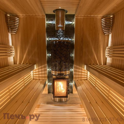 Дровяная печь для сауны IKI Kivi jr (дверца открывается направо) фото 3