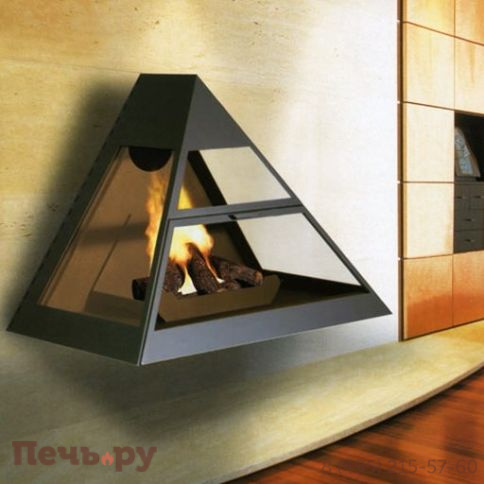 Дровяной камин Traforart Admeto 120 frontal trasera фото 2