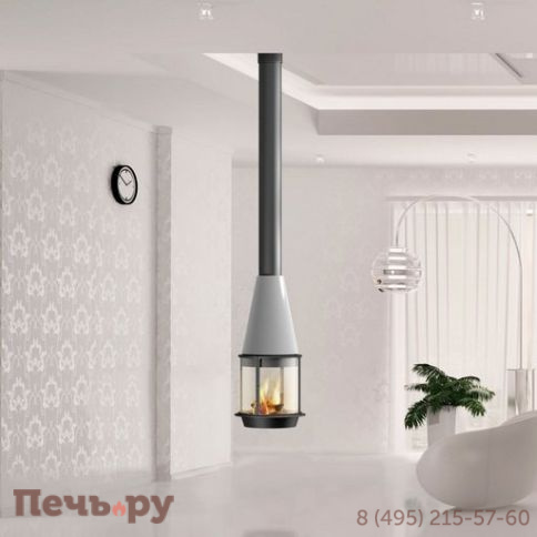 Дровяной камин Traforart Central Arlet кожух RAL, высокое стекло фото