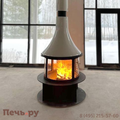 Дровяной камин Traforart Lorena central (Лорена), RAL фото 2