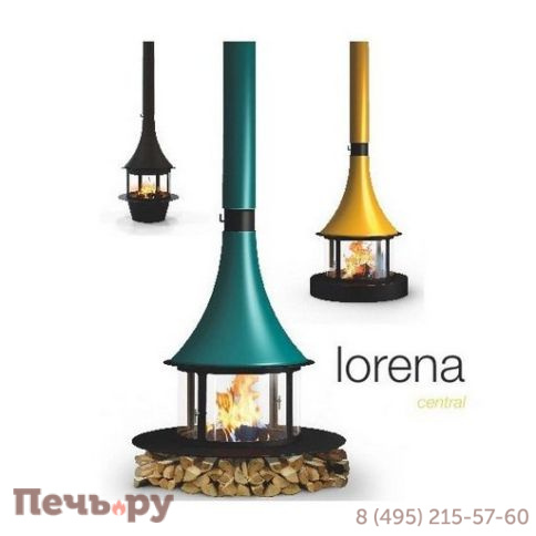 Дровяной камин Traforart Lorena central (Лорена), RAL фото 4