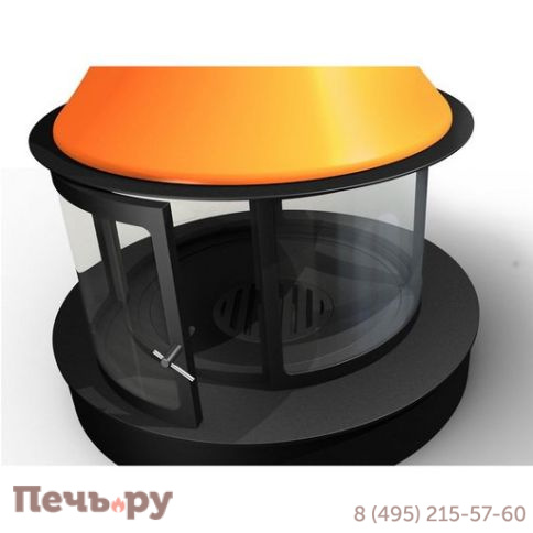 Дровяной камин Traforart Lorena central (Лорена), RAL фото 6