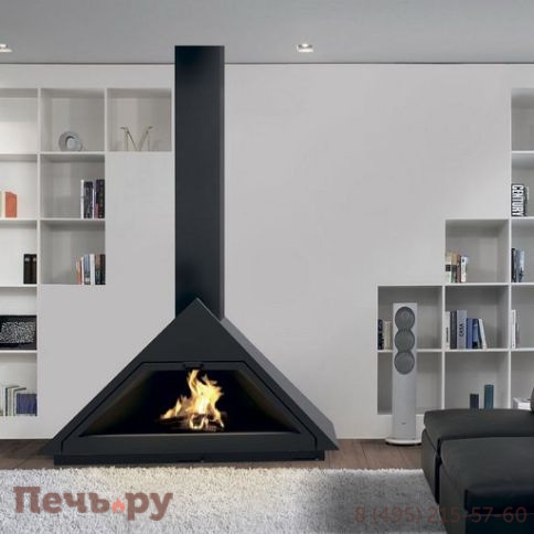 Дровяной камин Traforart Madrid (Мадрид), вертикальная центральная труба фото