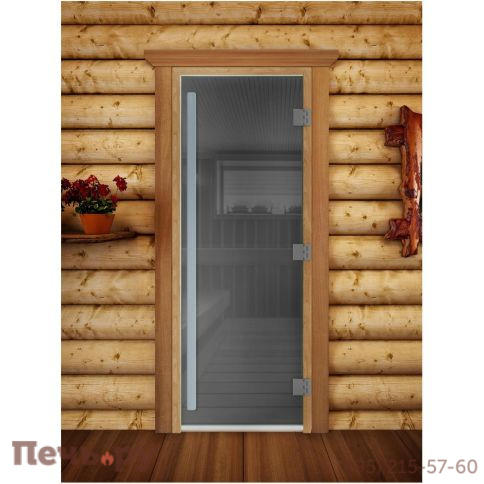 Дверь DoorWood Престиж Графит 1900x700 фото