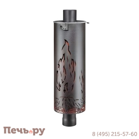 Дымоход - конвектор Ферингер с резной корзиной д.115, высота 0,7м фото 3