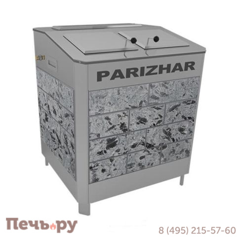 Электрическая паротермальная печь для бани Инжкомцентр ВВД ПАРиЖАР 24 кВт (380 В) облицовка из природного камня фото 3