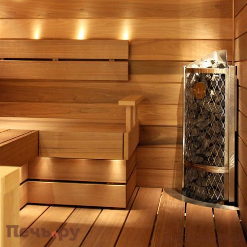 Электрическая печь для сауны IKI Corner 6 кВт (угловая) Встроенное управление фото 3
