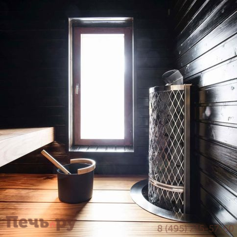 Электрическая печь для сауны IKI Wall 6 кВт пристенная (встроенное управление) фото 4