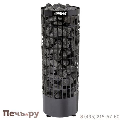 Электрическая печь Harvia Cilindro PC90E Black Steel (без пульта) фото