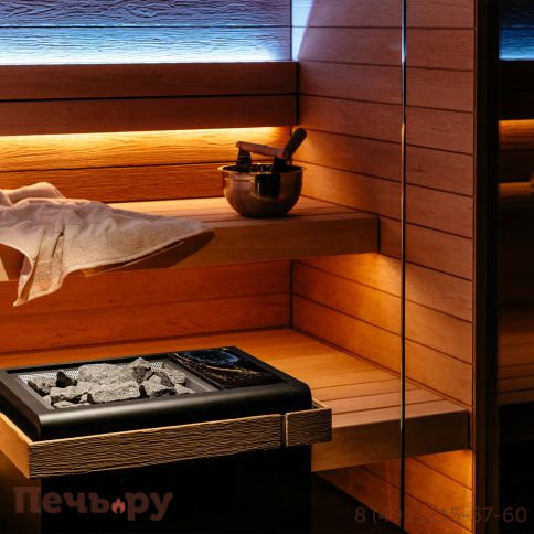 Электрическая печь Harvia Sentio  Concept R combi чёрная 10.5 кВт (без пульта) фото 4