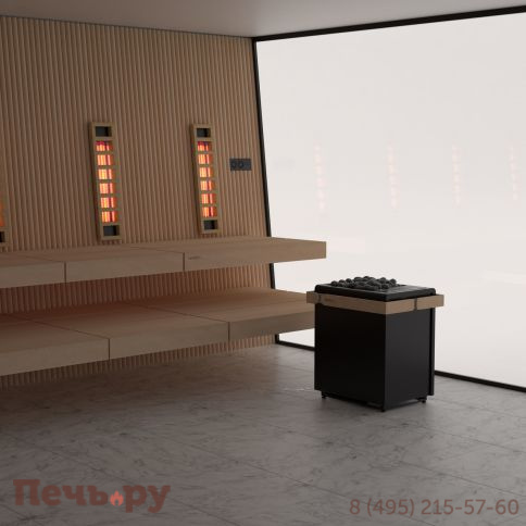 Электрическая печь Harvia Sentio  Concept R combi чёрная 10.5 кВт (без пульта) фото 8