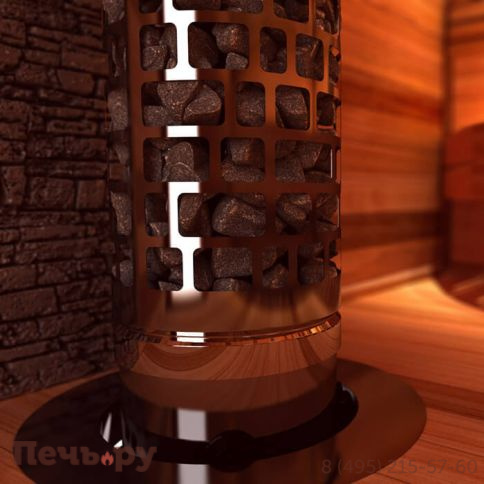 Электрическая печь SAWO Tower Aries круглая ARI3-45Ni2-P (встроенный блок мощности Saunova 2.0. Панель управления не включена) фото 9