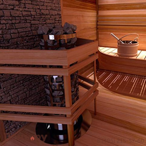 Электрическая печь SAWO Tower Aries круглая ARI3-60Ni2-P (встроенный блок мощности Saunova 2.0. Панель управления не включена) фото 6