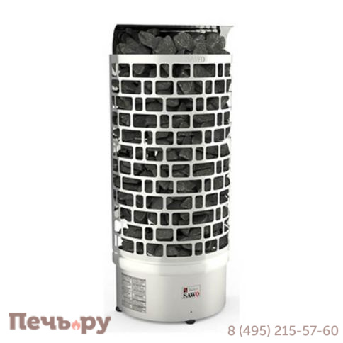 Электрическая печь SAWO Tower Aries пристенная ARI3-45Ni2-WL-P (встроенный блок мощности Saunova 2.0. Панель управления не включена) фото