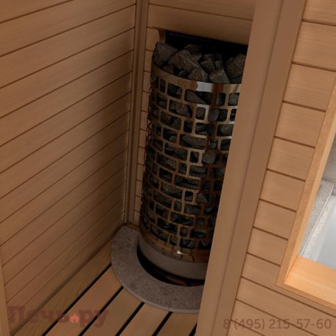 Электрическая печь SAWO Tower Aries пристенная ARI3-60Ni2-WL-P  (встроенный блок мощности Saunova 2.0. Панель управления не включена) фото 9