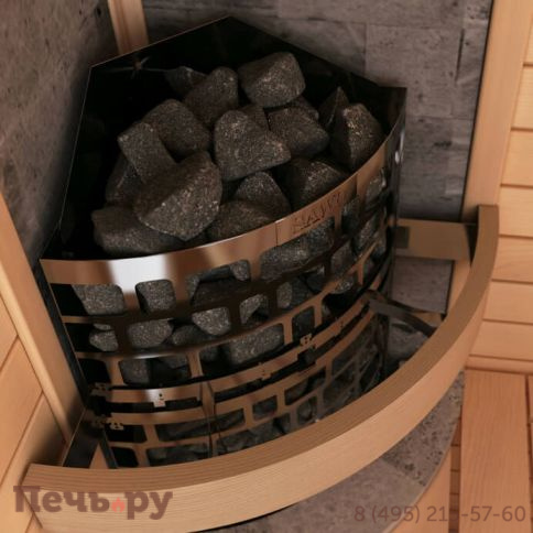 Электрическая печь SAWO Tower Aries угловая ARI3-75Ni2-CNR-P (со встроенным блоком мощности Saunova 2.0, панель управления не включена) фото 3