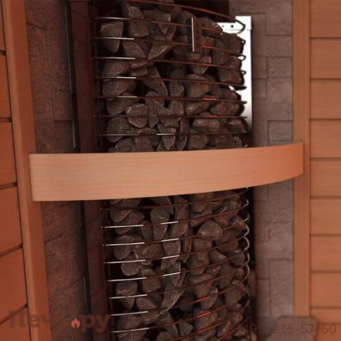 Электрическая печь SAWO Tower угловая TH3-35Ni2-CNR-P (со встроенным блоком мощности Saunova 2.0, панель управления не включена) фото 3