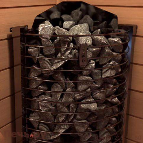 Электрическая печь SAWO Tower угловая TH6-120NS-CNR-P (требуется панель управления и блок мощности) фото 4