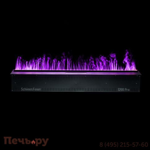 Электрический паровой камин Schones Feuer 3D FireLine 1200 RGB  фото 5