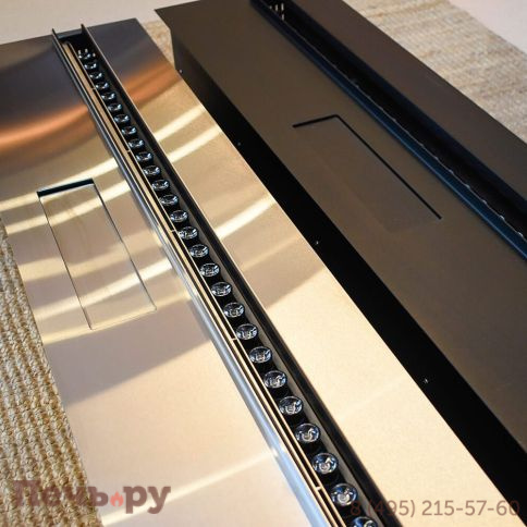 Электрический паровой камин Schones Feuer 3D FireLine 800 Pro Со стальной крышкой фото 5