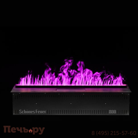 Электрический паровой камин Schones Feuer 3D FireLine 800 RGB  фото 5