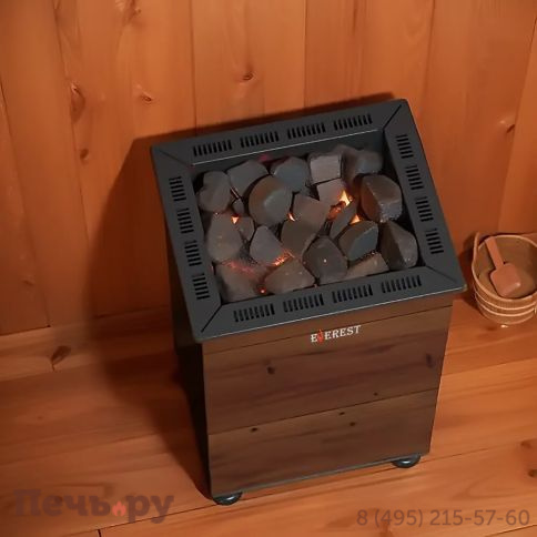 Электрокаменка Везувий Everest Black Crystal S 45 фото 6