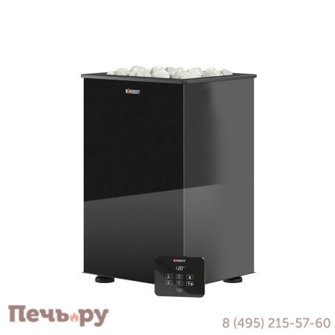 Электрокаменка Везувий Everest Black Crystal S 90 фото