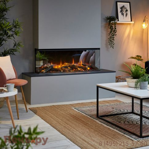 Электрокамин British Fires New Forest 1200 (три стекла) фото