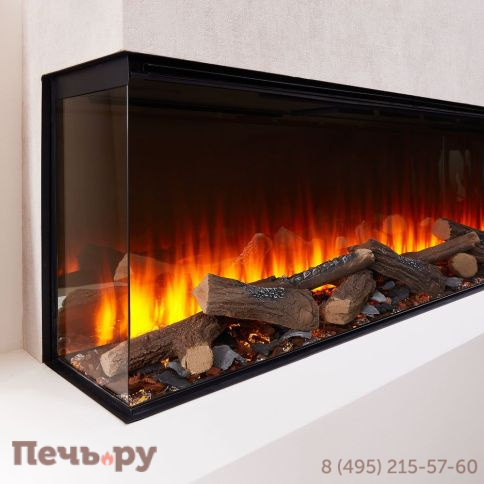 Электрокамин British Fires New Forest 1200 with Deluxe Real logs - 1200 мм фото 4