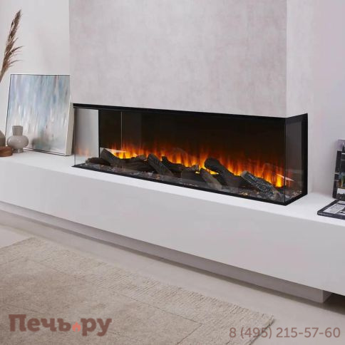 Электрокамин British Fires New Forest 1600 with Deluxe Real logs - 1600 мм фото