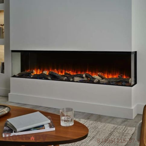 Электрокамин British Fires New Forest 1900 with Deluxe Real logs - 1900 мм фото