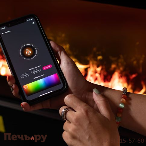 Электроочаг Dimplex Faber e-SliM Linear 1210/450-I фото 5