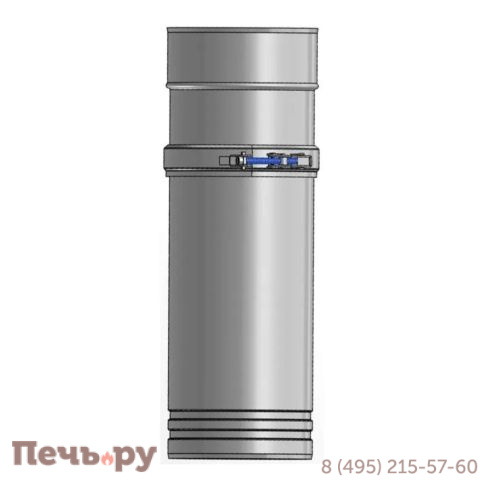 Труба раздвижная с хомутом Schiedel Prima Start 0,5 м фото