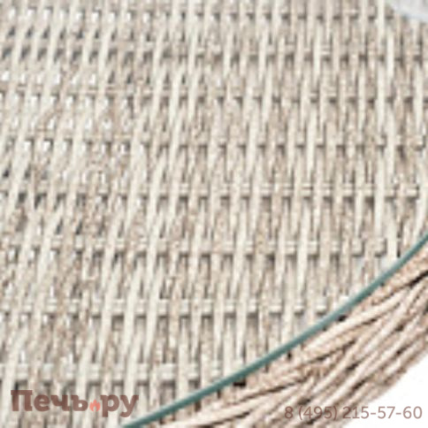 Эспрессо 4SiS плетеный круглый стол, цвет бежевый фото 7