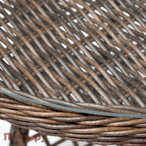 Эспрессо 4SiS плетеный круглый стол, цвет коричневый фото 4