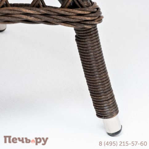 Эспрессо 4SiS плетеный круглый стол, цвет коричневый фото 7