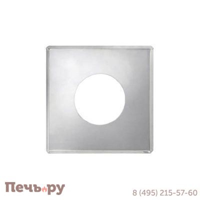 Фланец 400мм х 400мм Дымок 200мм, 0,5 мм фото