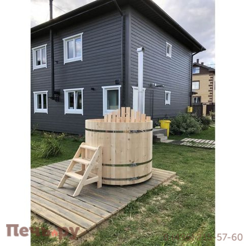 Фурако BentWood из кедра, с внутренней печкой, d=1.5 м, толщина 34 мм., стандартное исполнение фото 13
