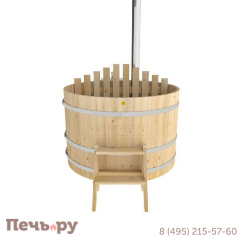 Фурако BentWood из кедра, с внутренней печкой, d=1.5 м, толщина 34 мм., стандартное исполнение фото 14