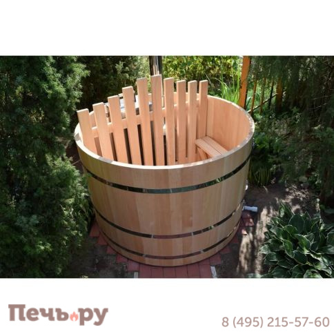 Фурако BentWood из кедра, с внутренней печкой, d=1.8 м, толщина 34 мм., стандартное исполнение фото 4