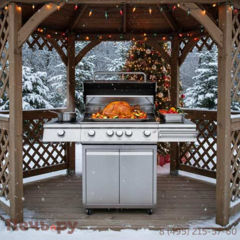 Газовый гриль B-fire Kutuzov Premium 4 фото