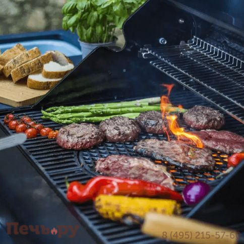 Газовый гриль Sahara X475 4 B BBQ Trolley Smokey Teal фото 10