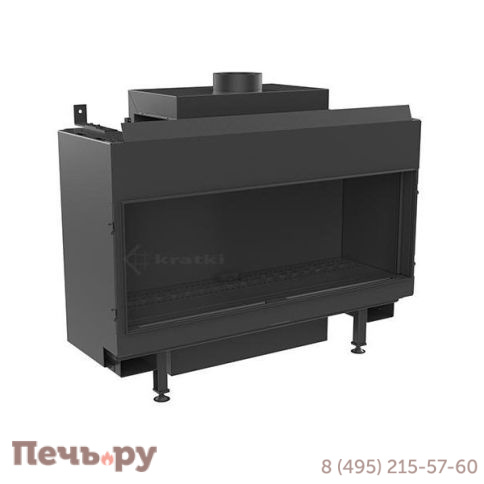 Газовый камин Kratki LEO/100/G20 (магистральный газ) фото