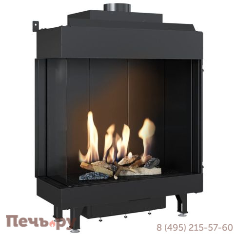 Газовый камин Kratki Leo/L/76/62/G31/37MBAR балонный газ фото