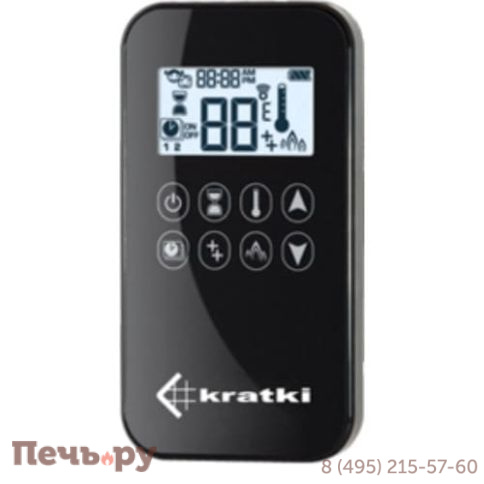Газовый камин Kratki Leo/P/76/62/G20 магистральный газ фото 3