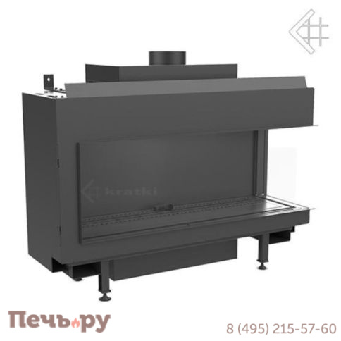 Газовый камин Kratki Pro Leo/100/G20 (магистральный газ) фото 3
