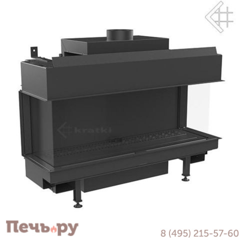 Газовый камин Kratki Pro Leo/LP/100/G31/37MBAR (баллонный газ) фото 4